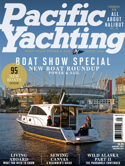 MM37 Pacific Yachting magazine Jan15 cover